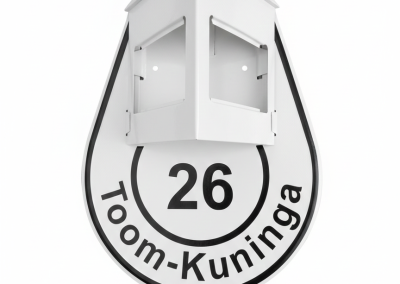 Majanumber valgustiga